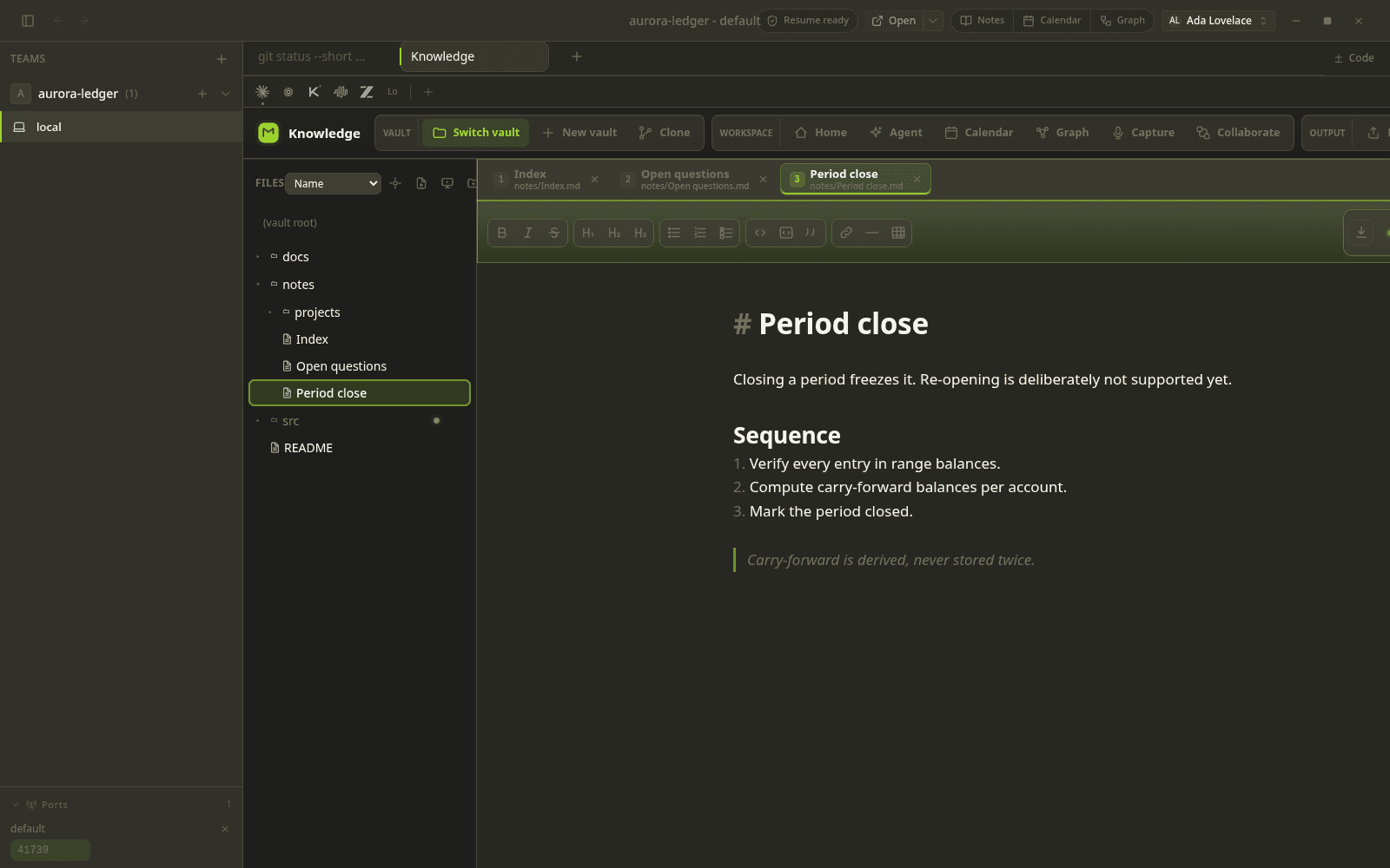 Sublime Text's iconic dark theme.